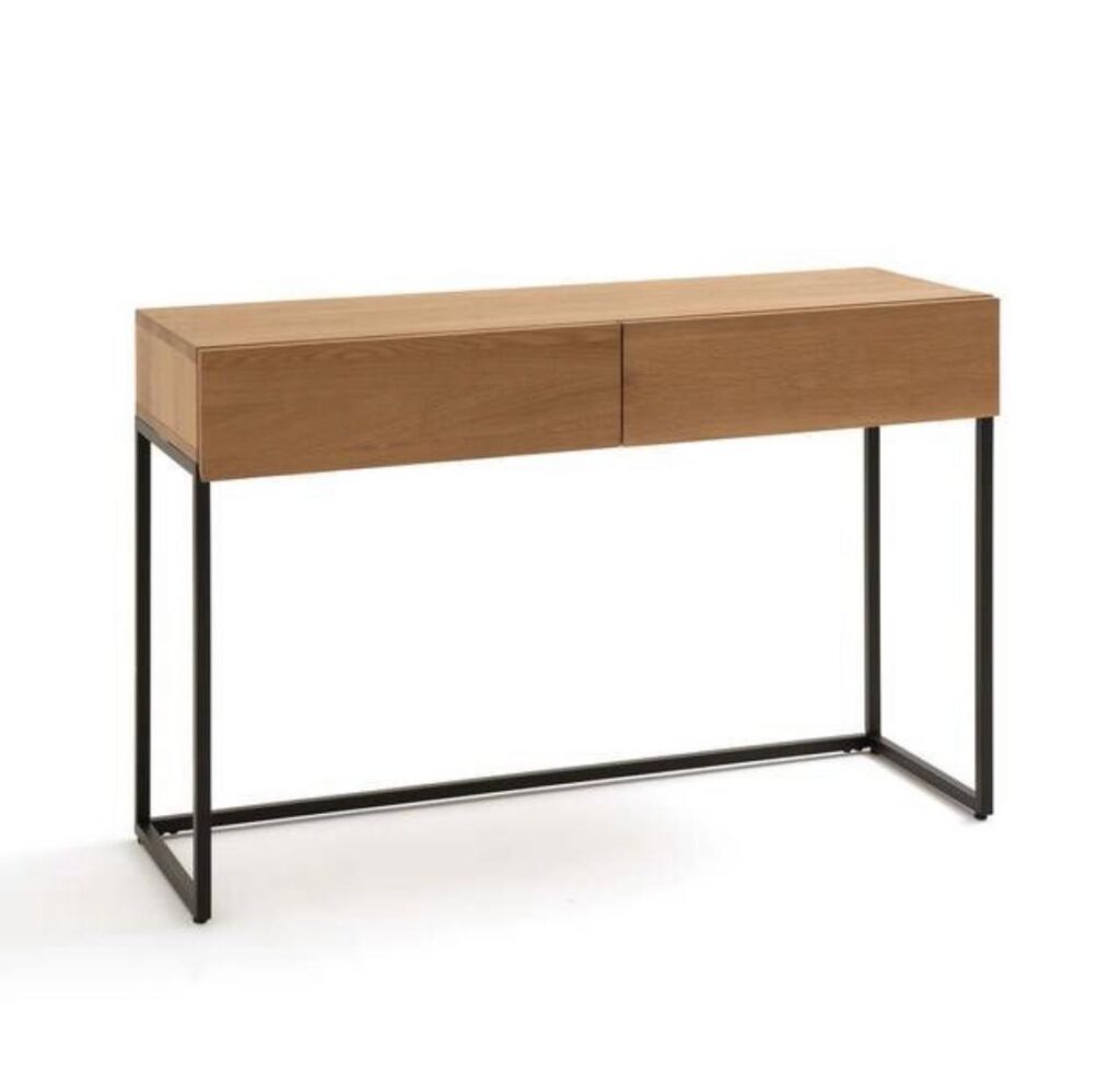 Nelson Console Black & Oak 4simpledecorate